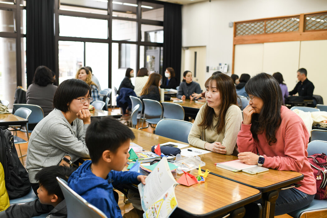 在菊陽町社區中心上日語課。