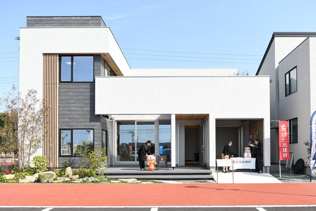 最近的大城市熊本的一棟樣板房。