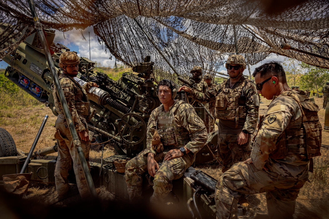 4月，美國士兵在菲律賓參加雙方軍隊的聯合演習。