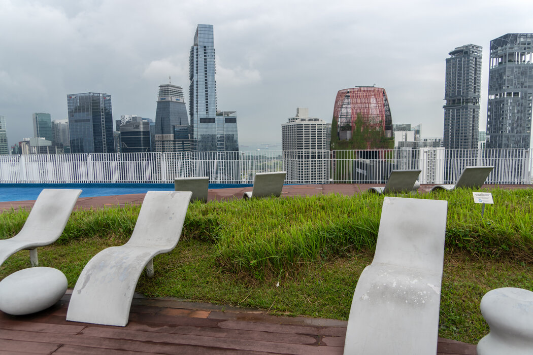 The Pinnacle@Duxton是一處50層高的住宅大廈,坐落在市中心,毗鄰商務區。
