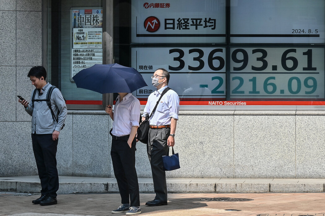 日本股市週一連續第三天大幅下跌。