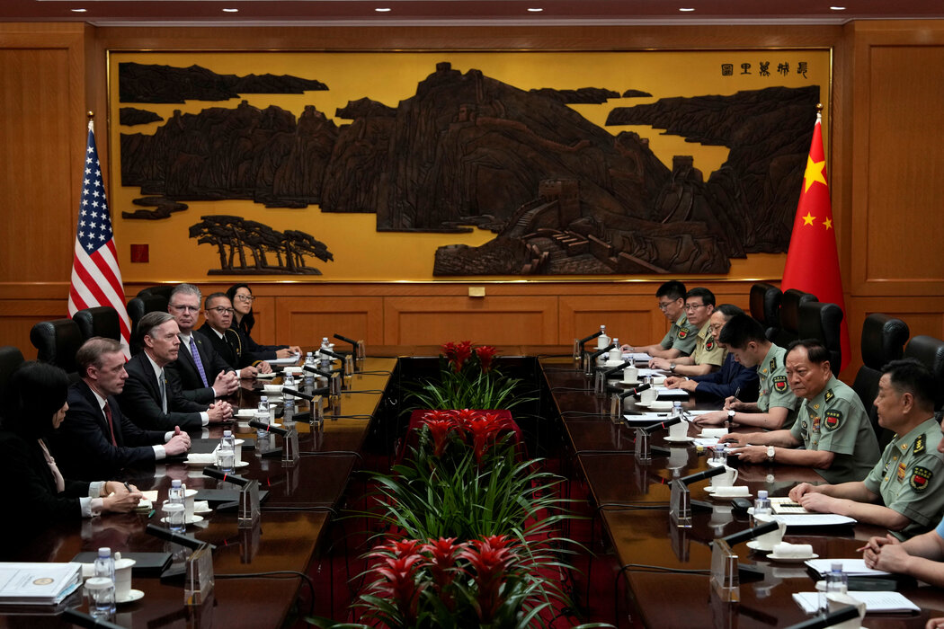 沙利文週四也與中共中央軍事委員會副主席張又俠上將舉行了會晤。