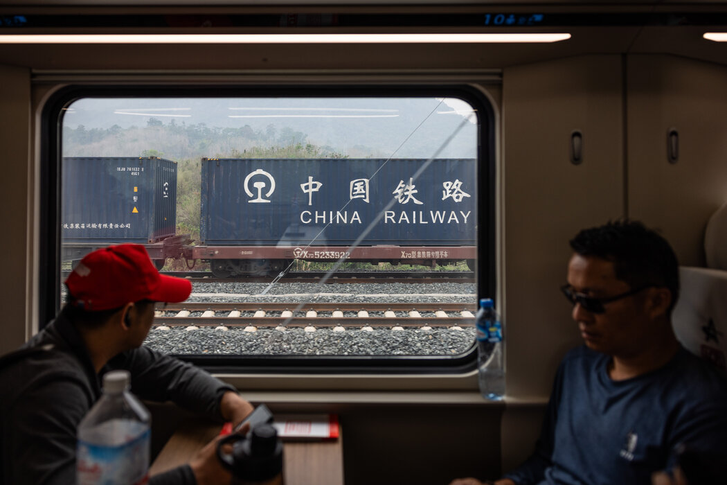 中國修建的一條通往東南亞國家寮國的鐵路線，是它為建立一個更加以中國為中心的全球秩序而開展的項目之一。