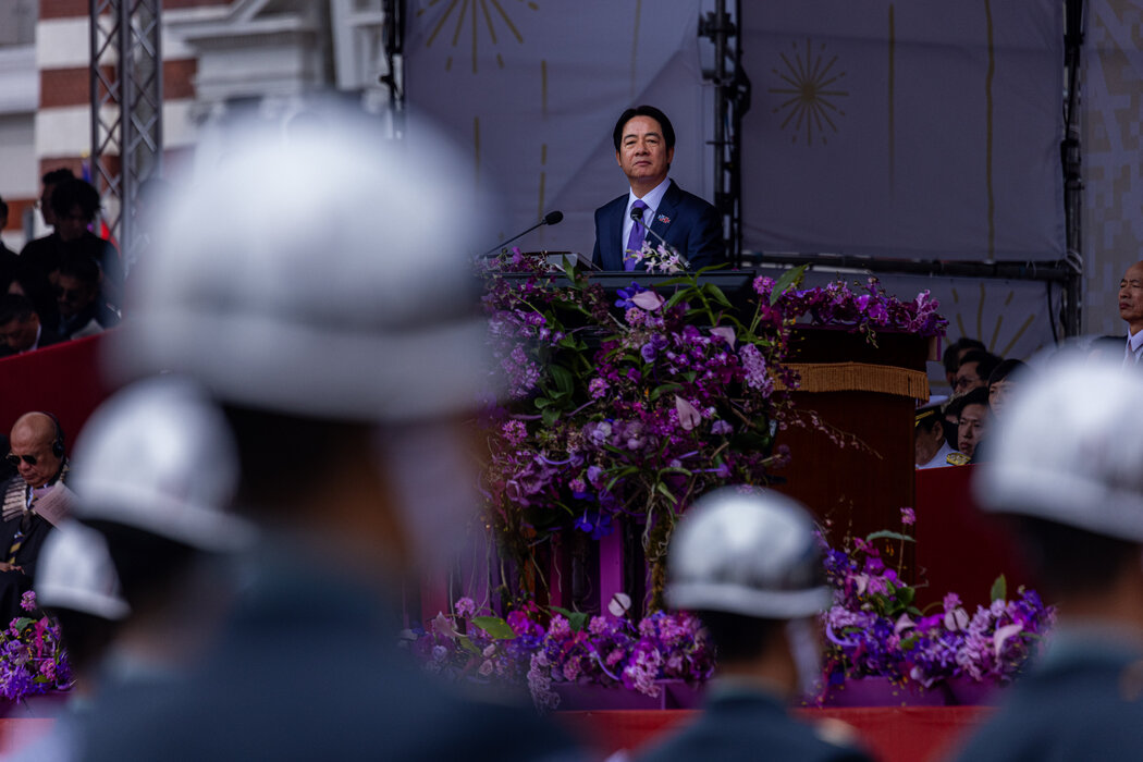 上週四台灣國慶日，賴清德總統在台北發表講話。他表示中國和台灣「互不隸屬」。