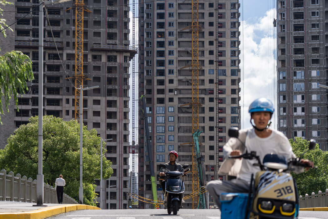 由於房地產市場低迷,中國經濟難以恢復疫情前的勢頭。