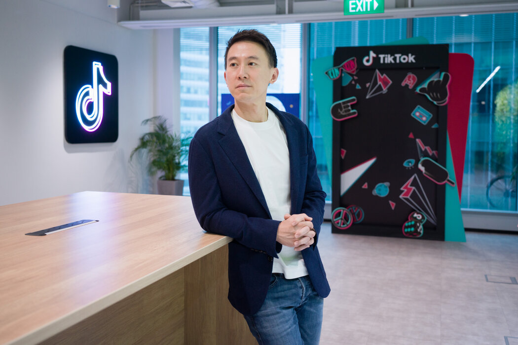 TikTok首席執行官周受資在新加坡。2023年3月,他就該應用的安全性和與中國的關係在國會作證。