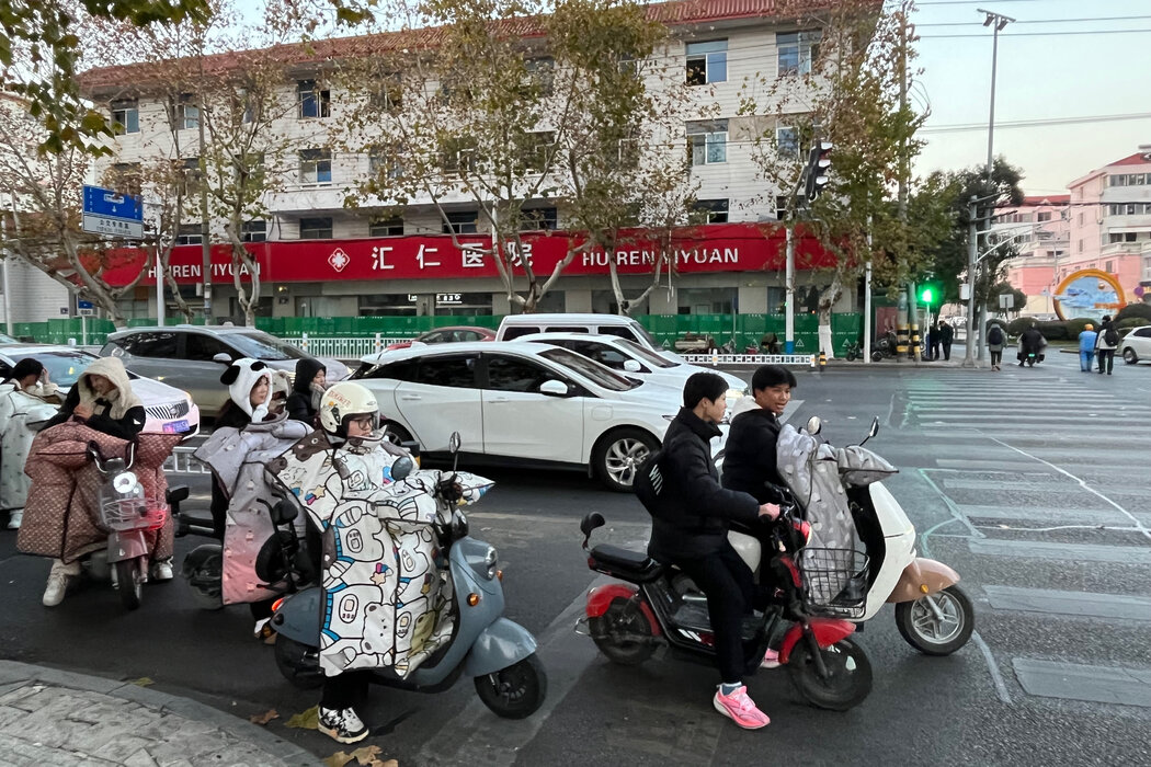 宿遷市的匯仁醫院。該醫院最近關閉，留下了與被拖欠工資的員工之間的勞資糾紛。