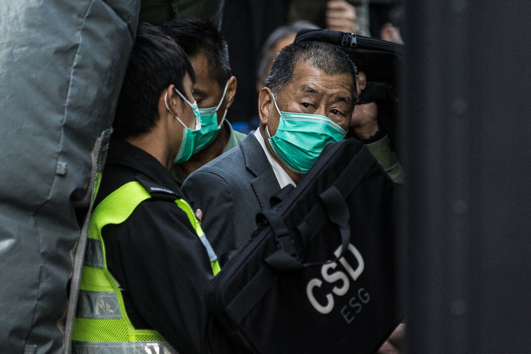 香港媒體大亨黎智英是著名的中國政府批評者,自2020年以來一直被監禁。
