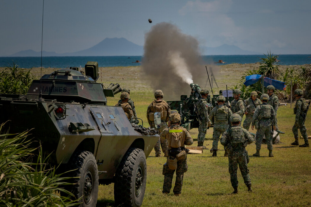 美國和菲律賓軍隊本月在菲律賓阿帕裡舉行了聯合軍事演習。
