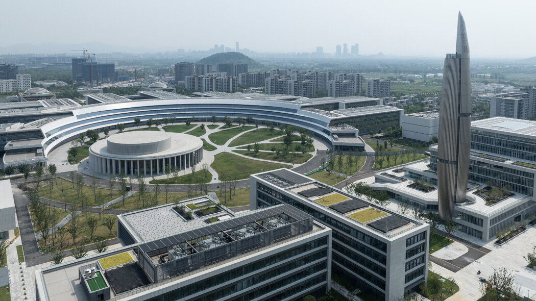 位於中國科技中心杭州的研究型大學西湖大學。攝於5月。