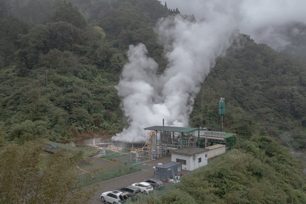 台灣宜蘭的仁澤地熱發電廠。
