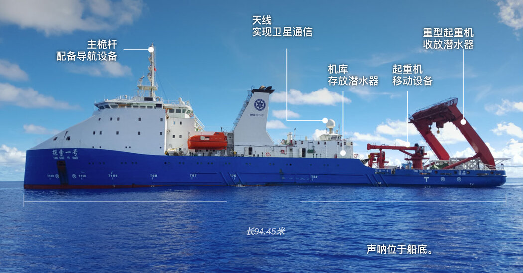 「探索一號」具備深海探測能力。