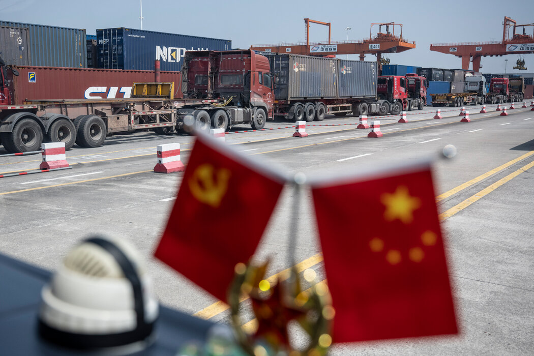 將中國與歐洲及其他地區的國家連接起來的重慶航運碼頭。