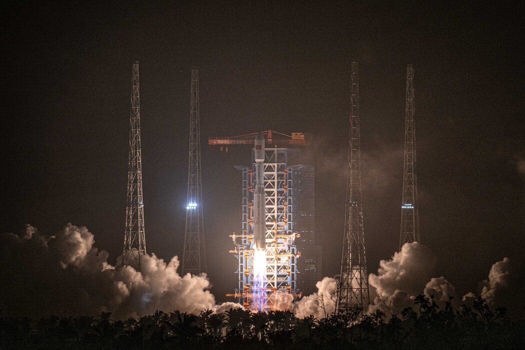 中國的長征八號運載火箭在3月份將18顆衛星送入近地軌道。