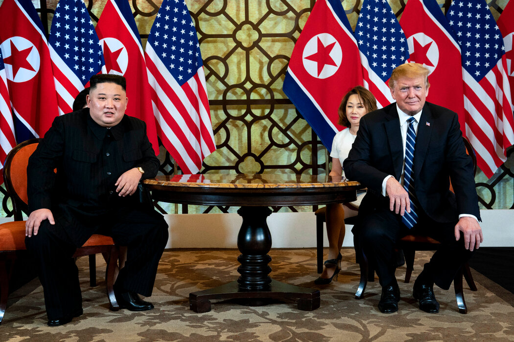 2019年2月,川普與金正恩在越南河內的梅特羅波酒店會面。