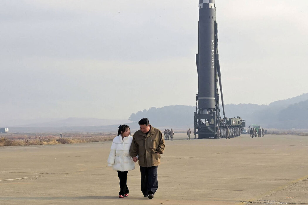 2022年11月，金正恩與金主愛。