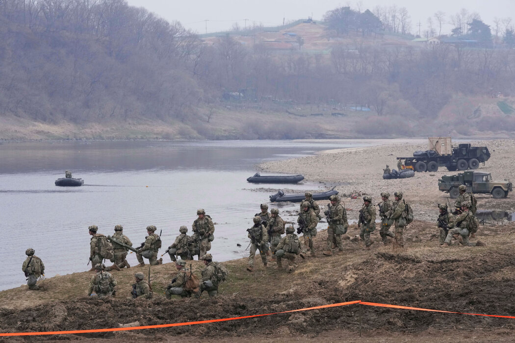 今年3月,美韓軍隊在韓國漣川舉行聯合軍事演習。