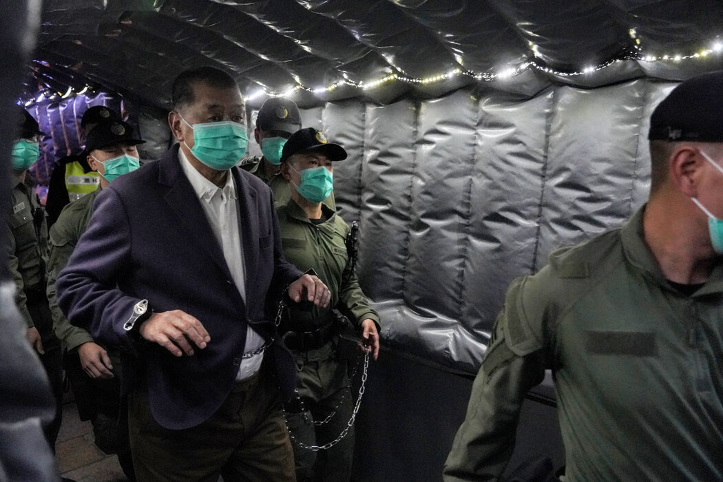 2020年12月，黎智英在獲准保釋僅數日後便被還押。
