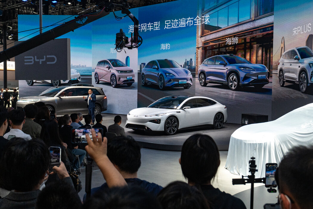 比亞迪主導著中國的電動汽車市場。