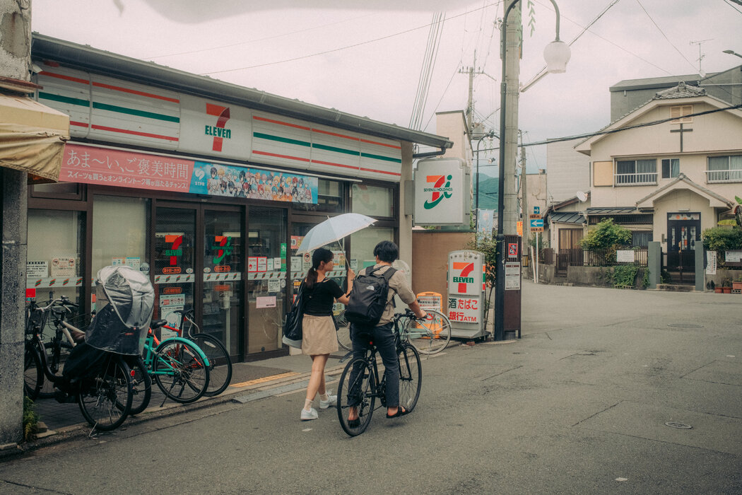 京都的一家7-Eleven。在全日本，7-Eleven有近2.2萬家門店。
