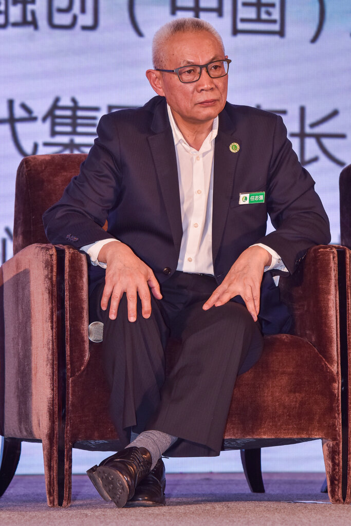 華遠地產前董事長任志強,攝於2018年。他因稱習近平是「渴望權力的小丑」而被判處18年有期徒刑,目前仍在獄中。
