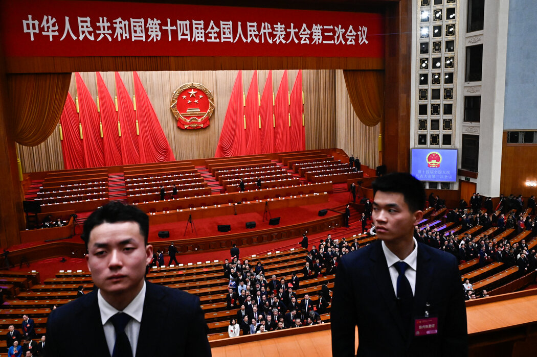 中國全國人民代表大會會議於3月召開,這一立法機構由共產黨控制。本週,中共中央委員會正在舉行閉門會議。