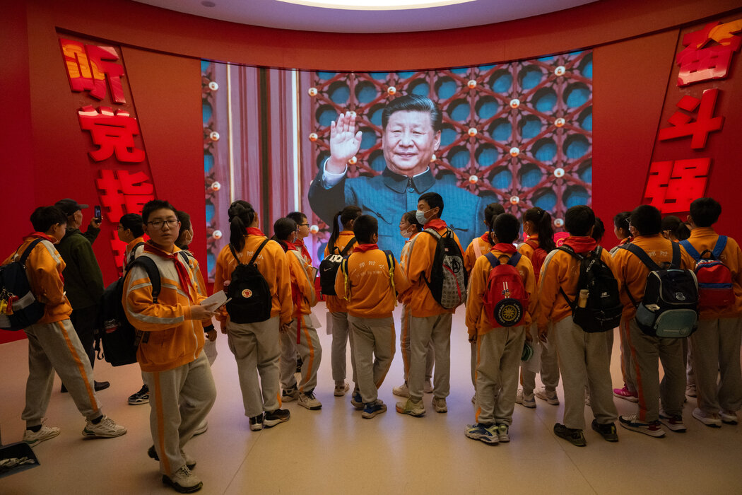 北京一家以中國軍隊為主題的博物館。習近平似乎堅信，中國的崛起離不開他持續的領導。