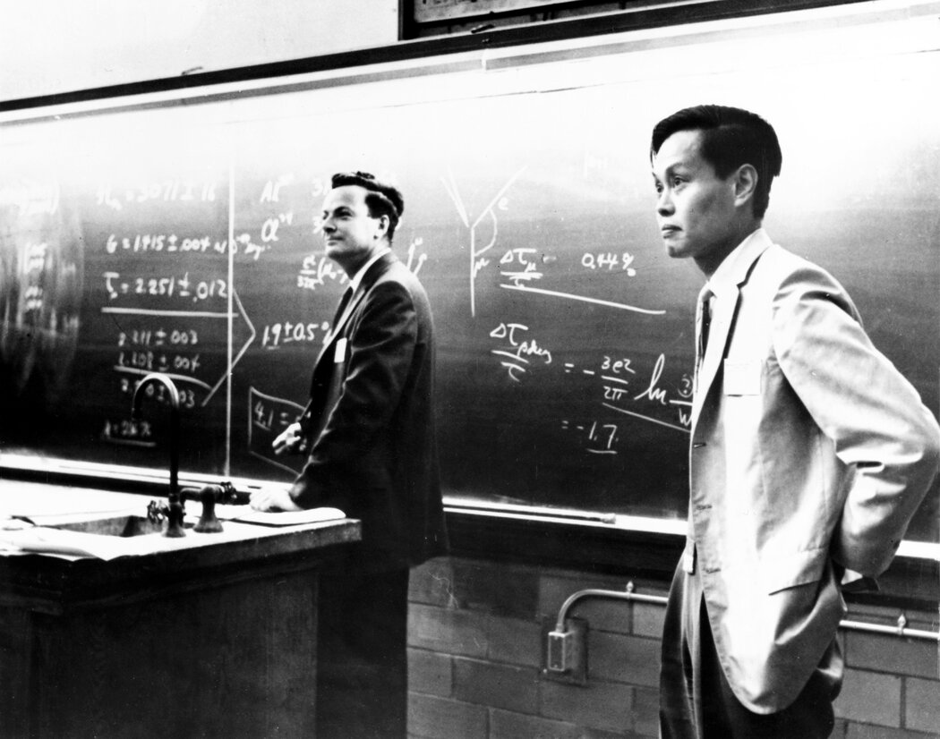 20世紀50年代,楊振寧博士與物理學家理查德·費曼。