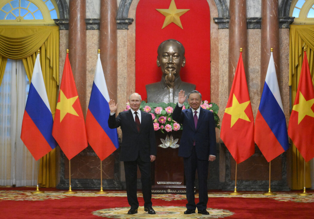 俄羅斯總統普丁正不斷拉近越南與莫斯科的關係,包括於2024年對河內進行正式訪問。