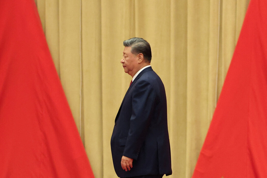 中國領導人習近平上月在北京。他意圖將台灣納入中國版圖，並削弱美國在該地區的影響力。
