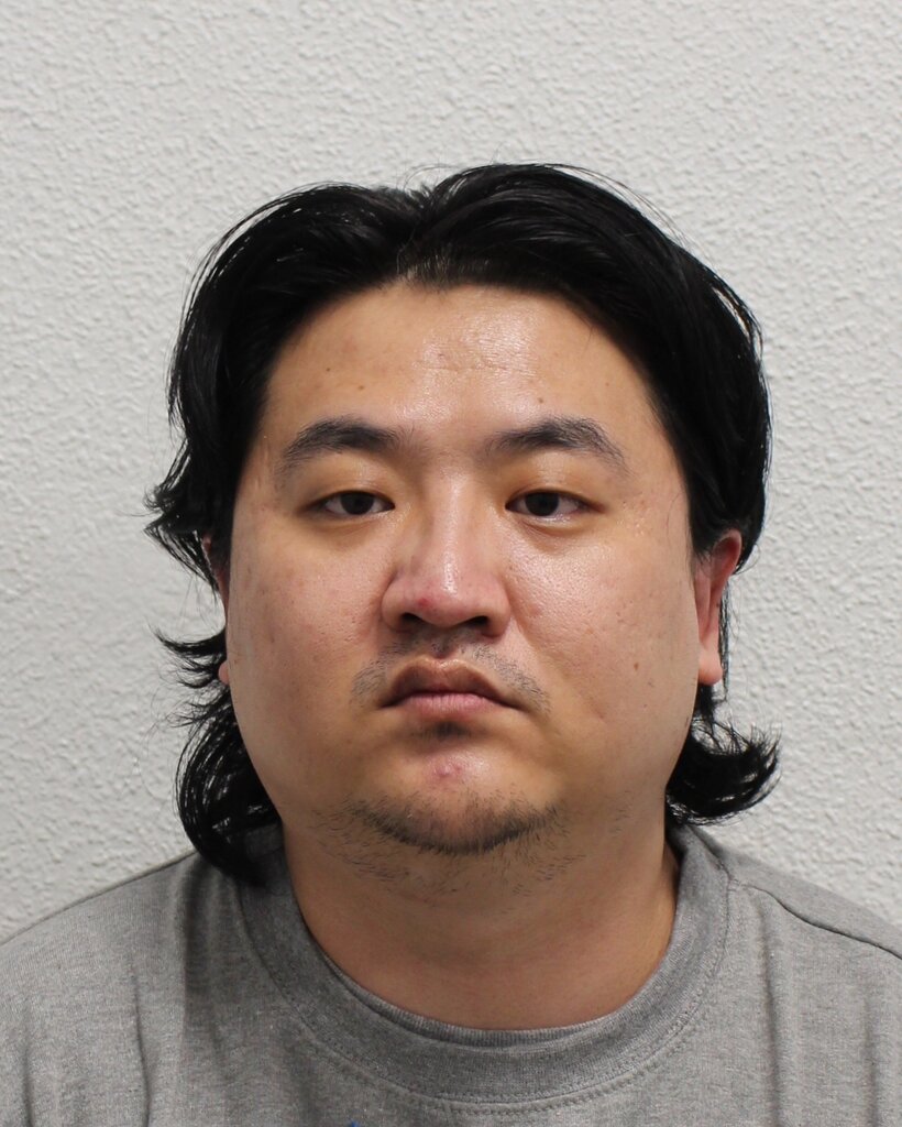 警方發布的徐超（音）照片，他現年33歲，於週五在倫敦被判刑。