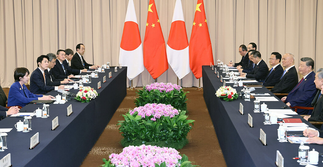 上個月，日本首相高市早苗和中國領導人習近平在韓國慶州舉行會晤。