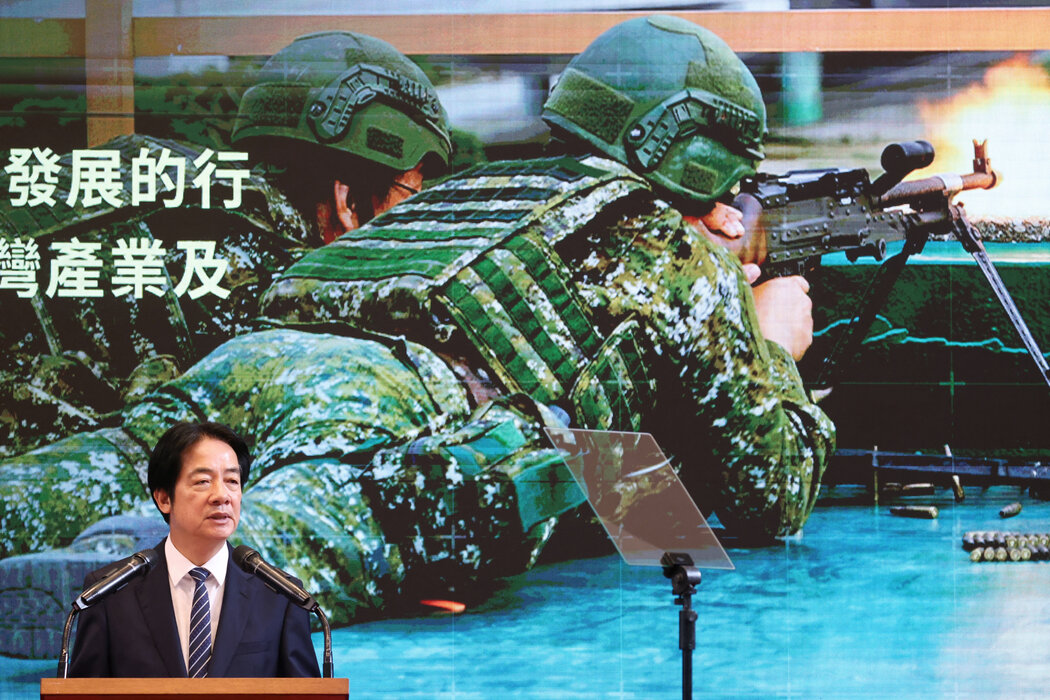 台灣總統賴清德一直受到川普政府的壓力，要求增加台灣的國防開支。
