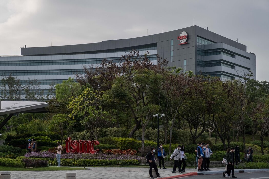 位於台南市的台積電總部大樓。川普總統施壓台灣將晶片生產遷往美國。