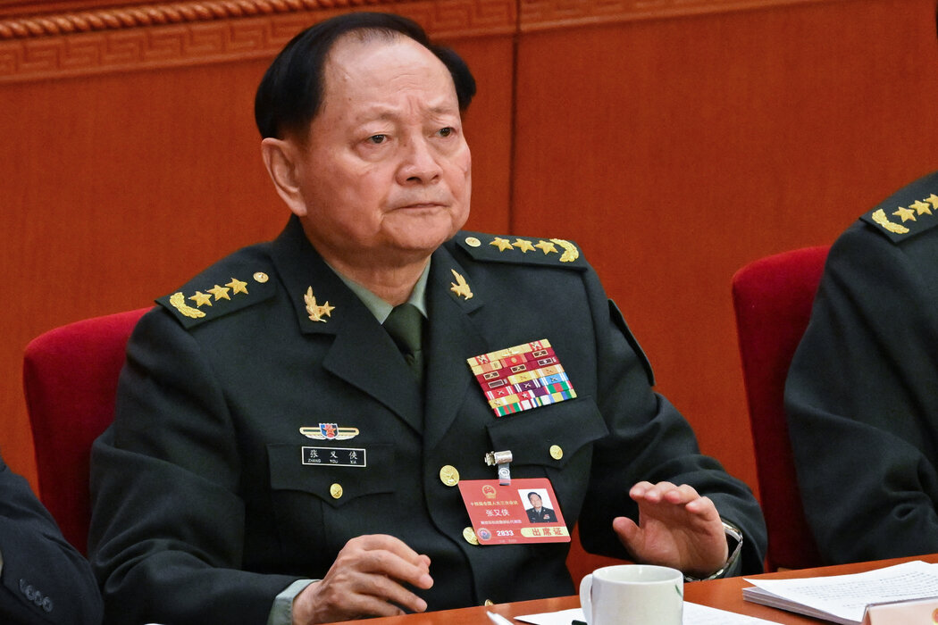 張又俠去年3月在北京出席人大會議。張又俠是習近平欽點的負責解放軍改革的幾位軍官之一。