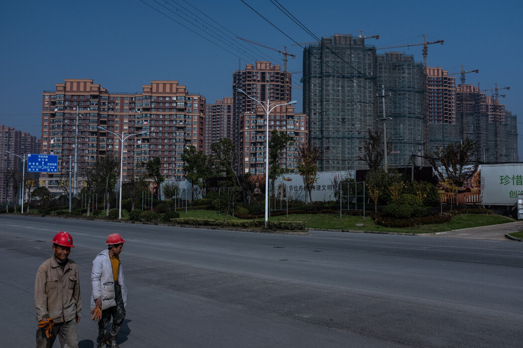 2018年,中國句容的一處住宅小區。