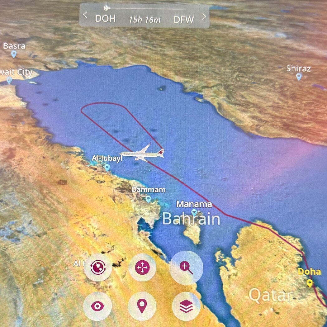 米勒醫生乘坐的卡達航空航班在飛行約一小時後掉頭,返回杜哈哈馬德國際機場。