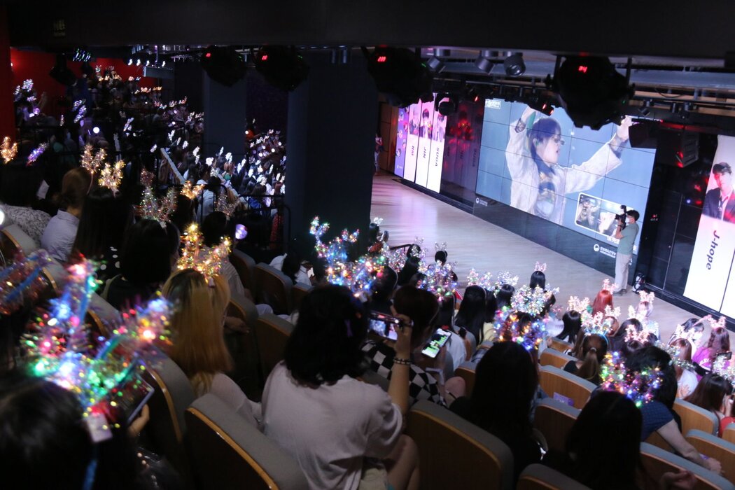 2021年,韓國文化院在北京舉辦的一場BTS活動。