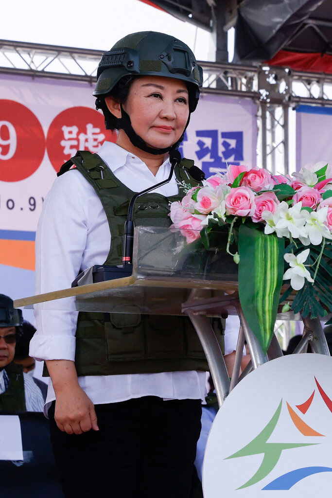 台中市長盧秀燕,攝於2023年。