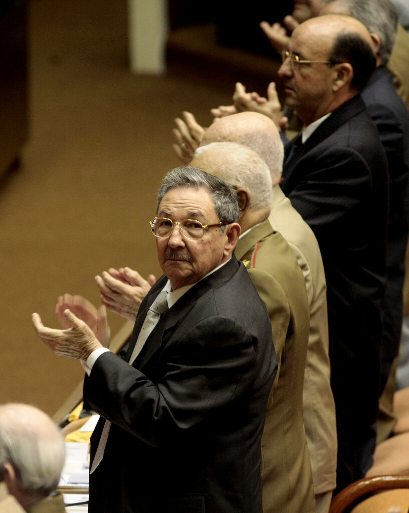 2008年,勞爾·卡斯楚在哈瓦那。儘管卸任總統職務已有八年,他在該國政壇仍擁有重大影響力。
