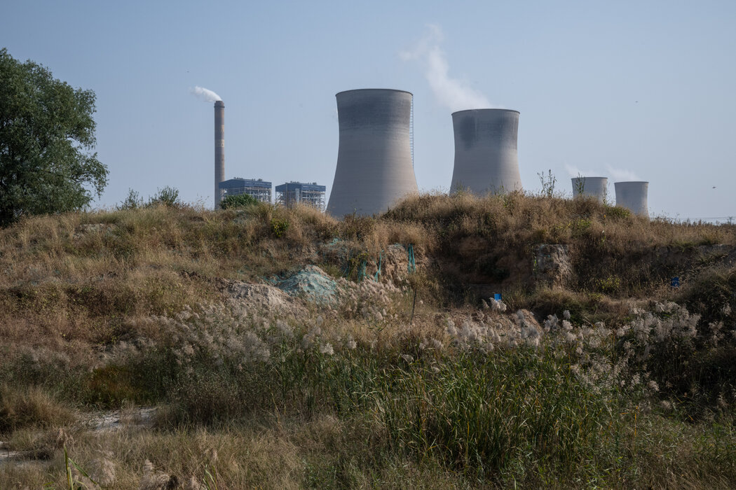2023年,中國濰坊的一座燃煤發電廠。
