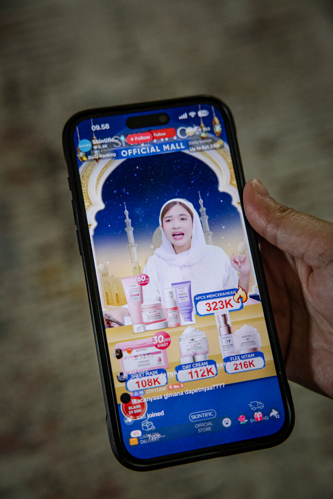 Skintific美妝產品經常在TikTok直播中進行推廣。