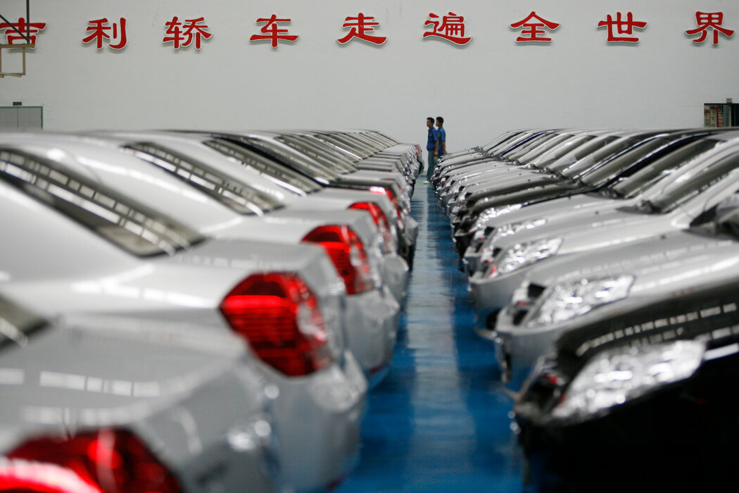 2006年，位於浙江省台州市的一家吉利汽車工廠。