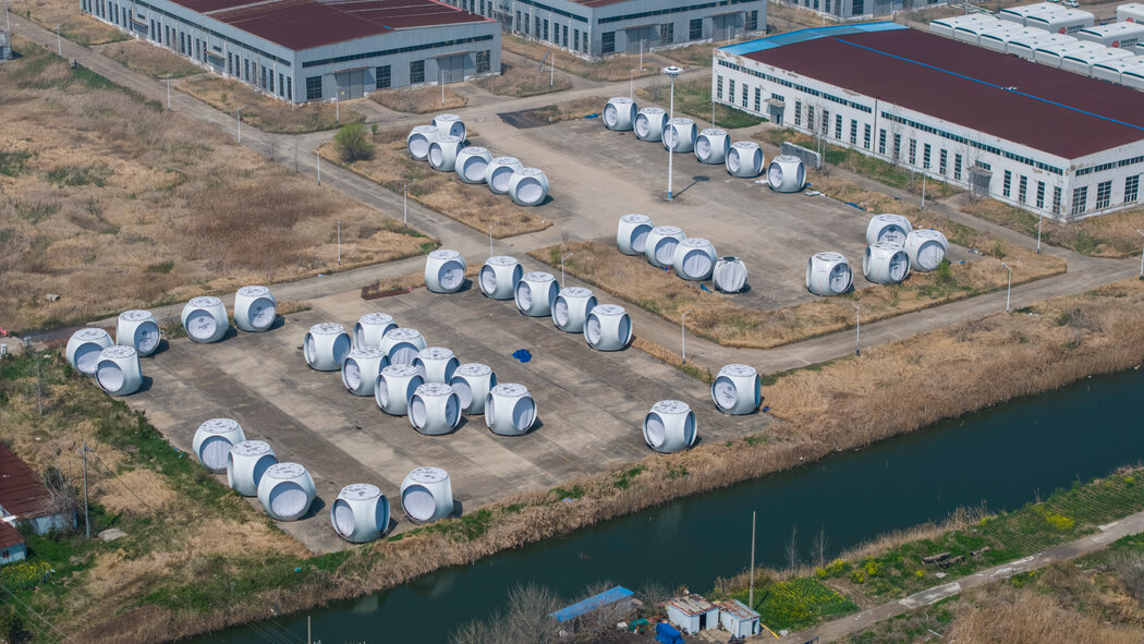 去年，中國新增風電裝機容量是世界其他地區總和的三倍。