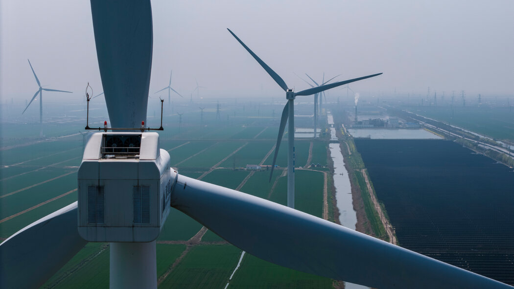 去年，風電佔中國發電量的10%，這一比例每年增長約一個百分點。