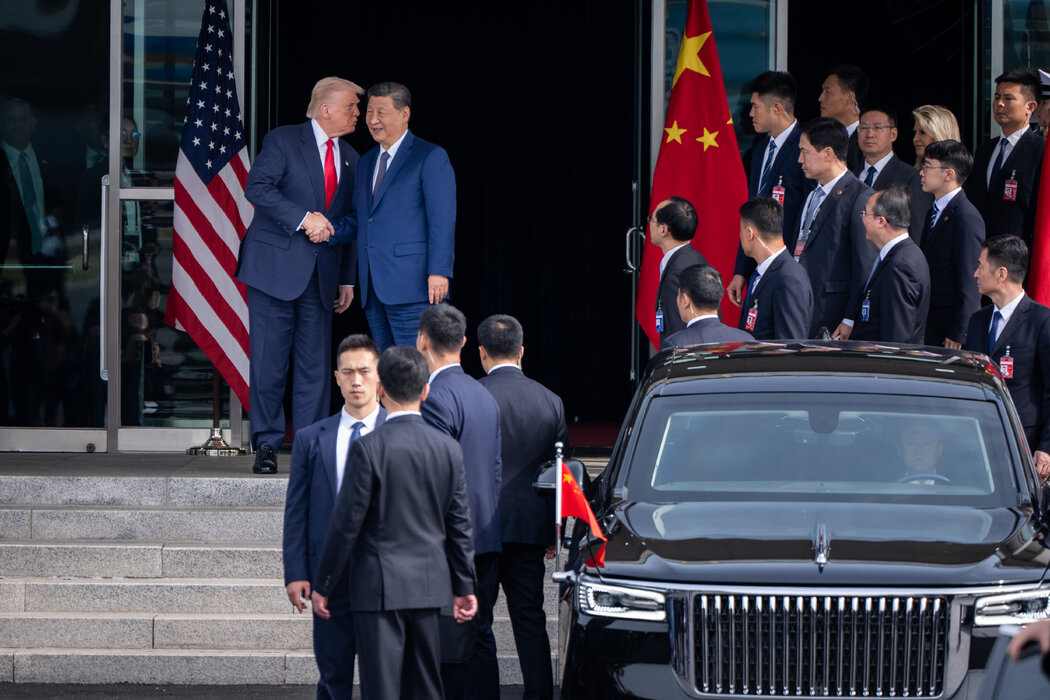 川普總統與中國國家主席習近平去年在韓國舉行了會晤，並計劃本月晚些時候再次會面。