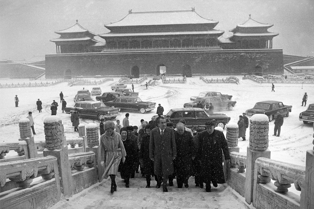 1972年，尼克森總統訪問北京。