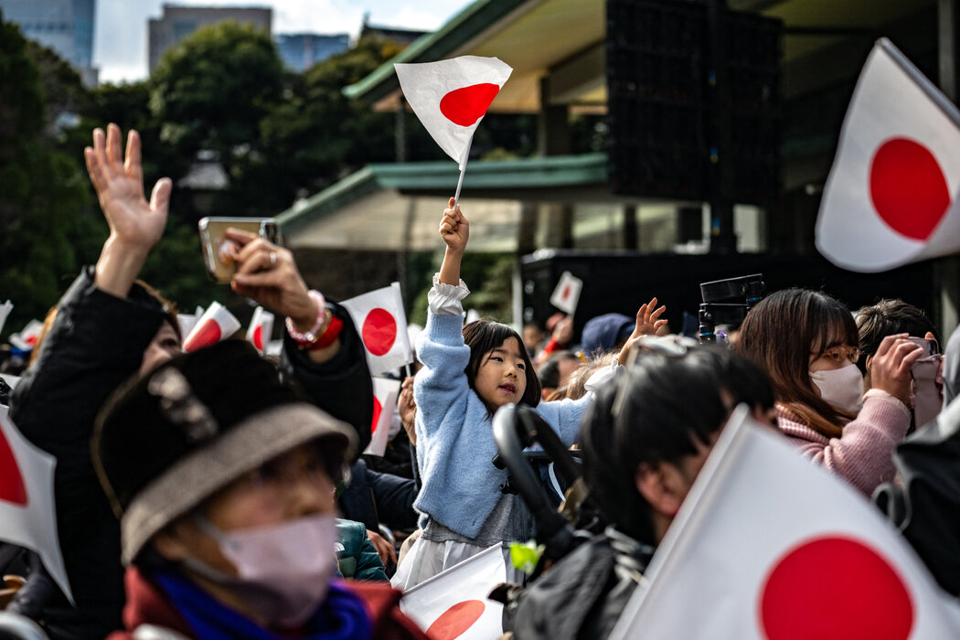 東京皇居的新年賀年儀式。