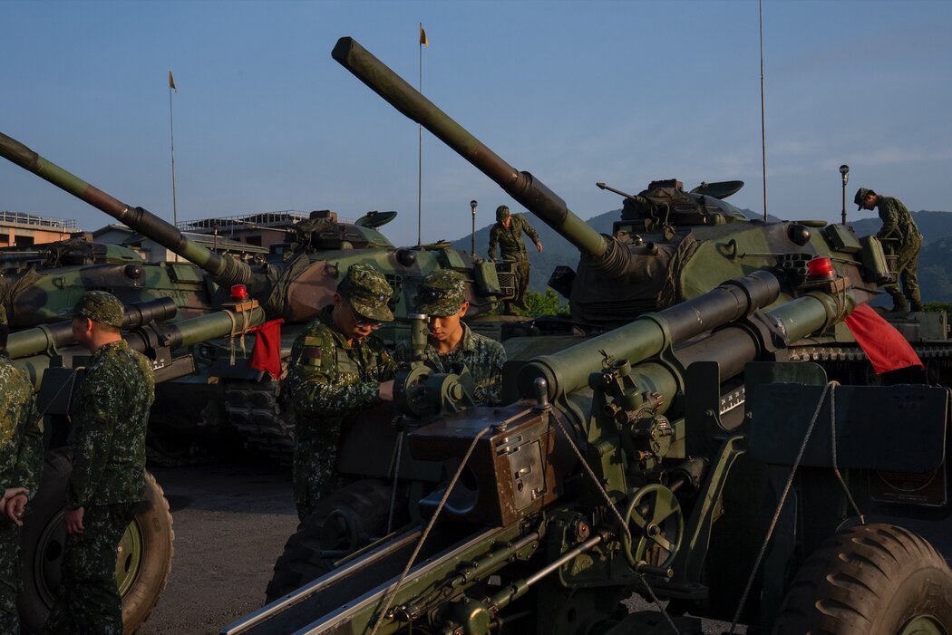 陸軍第六軍團在今年春天的一次演習中。