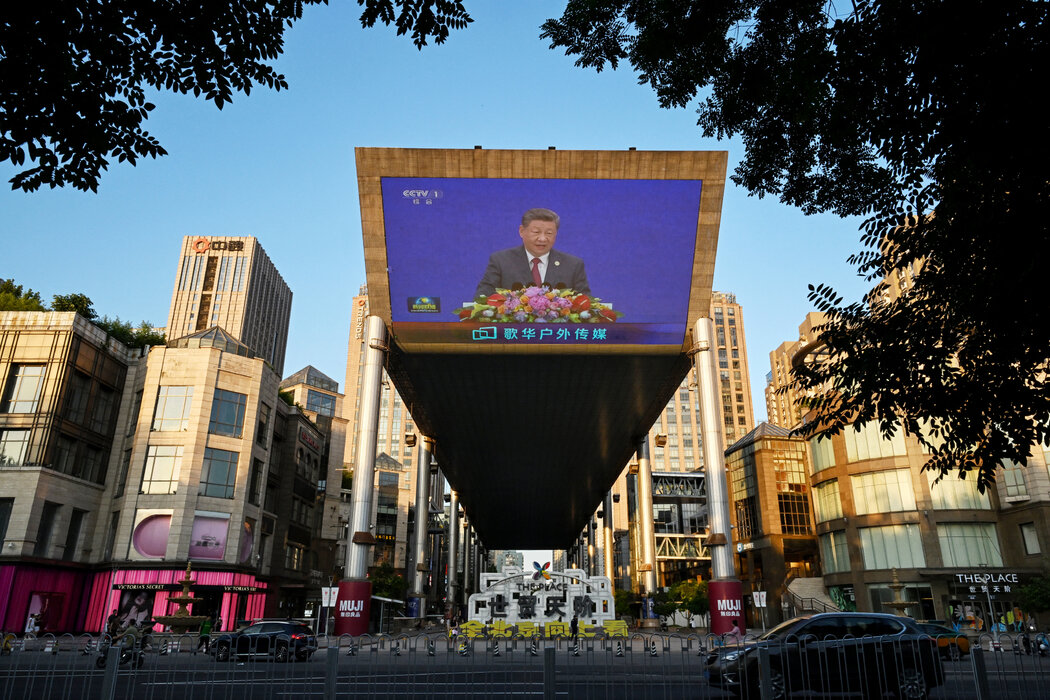 在上個月上海舉行的一場會議上，中國領導人習近平將本國塑造為倡導開放性人工智慧的領頭羊。